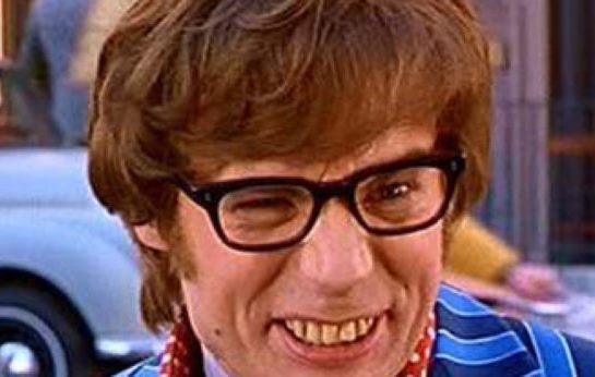 A photo of Austin Powers, perfect candidate for tooth bleaching